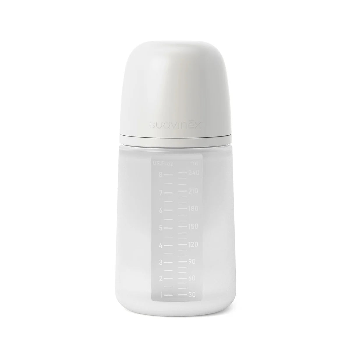 Mamadera de Silicona Suavinex SX Pro Blanca 240ml