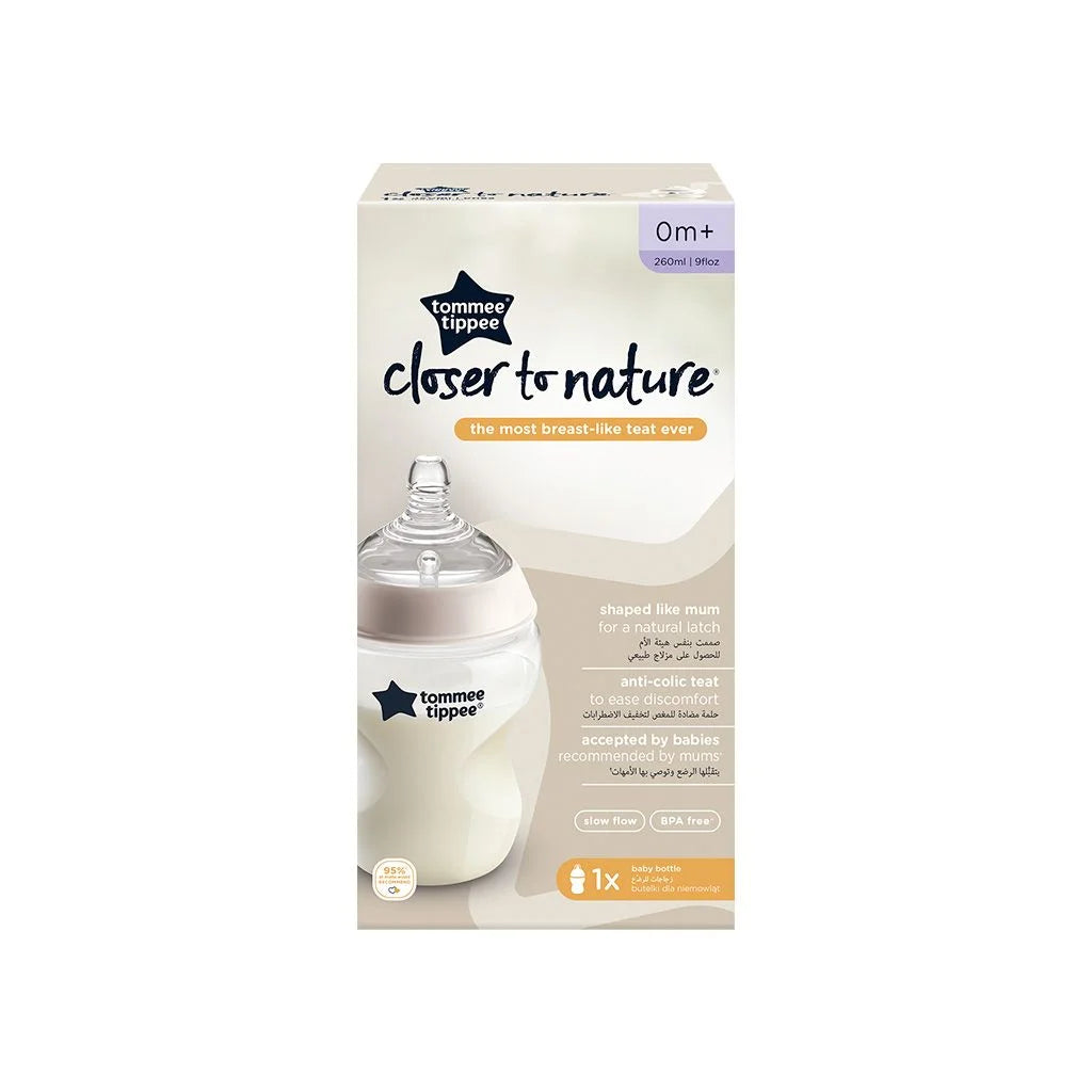 Mamadera Closer to Nature 260 ml Flujo Lento 0m+